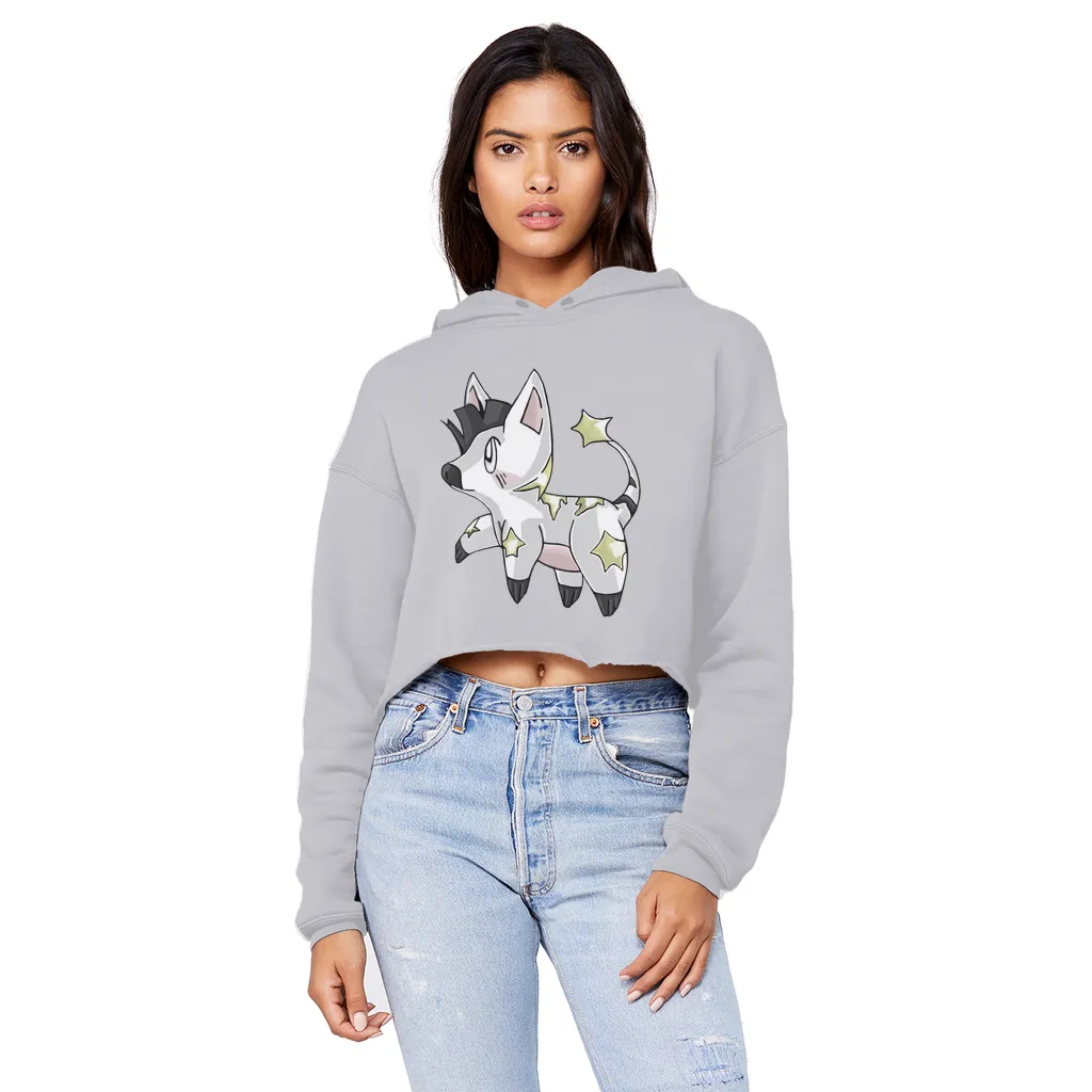 Stalze Unisex Cropped Raw Edge Boyfriend Hoodie