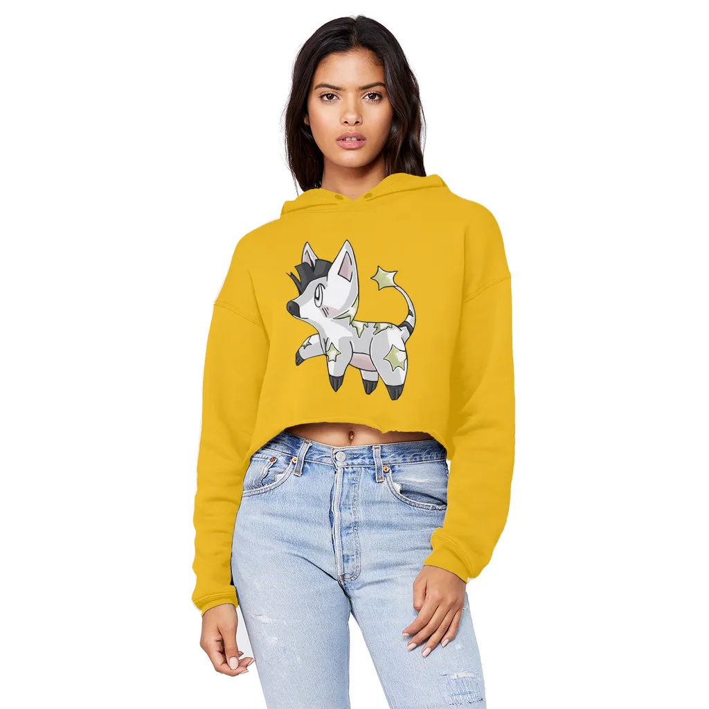 Stalze Unisex Cropped Raw Edge Boyfriend Hoodie