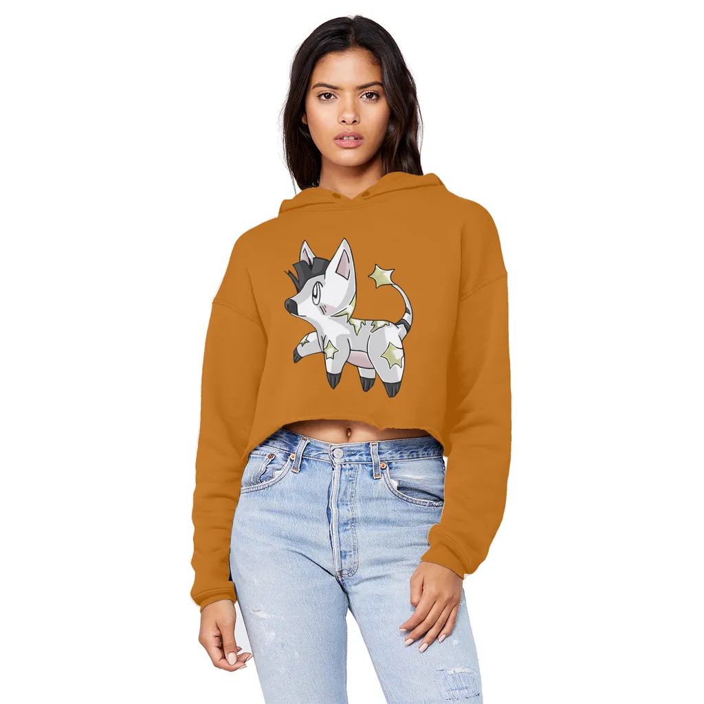 Stalze Unisex Cropped Raw Edge Boyfriend Hoodie