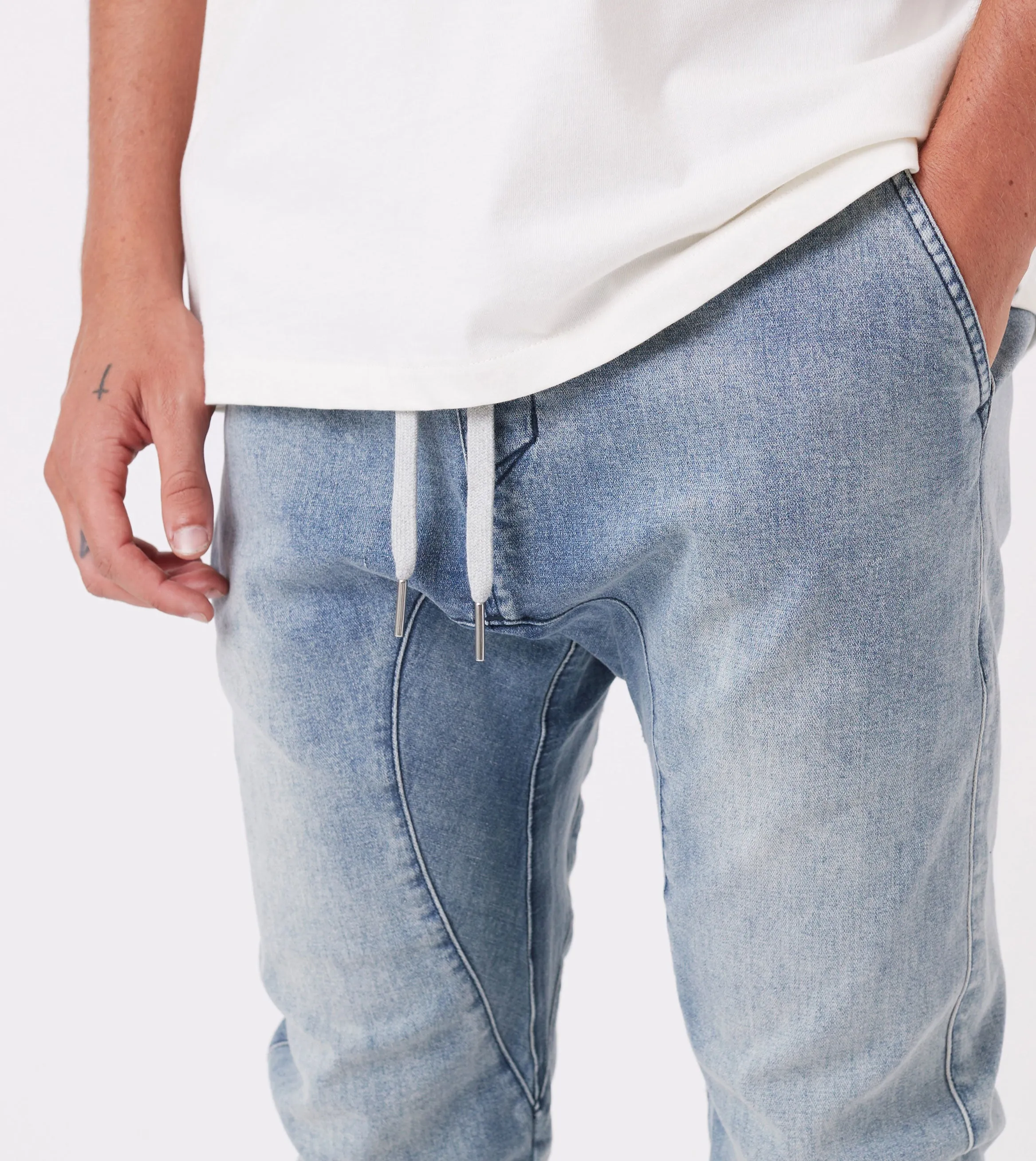Sureshot Denim Jogger Dk Blue
