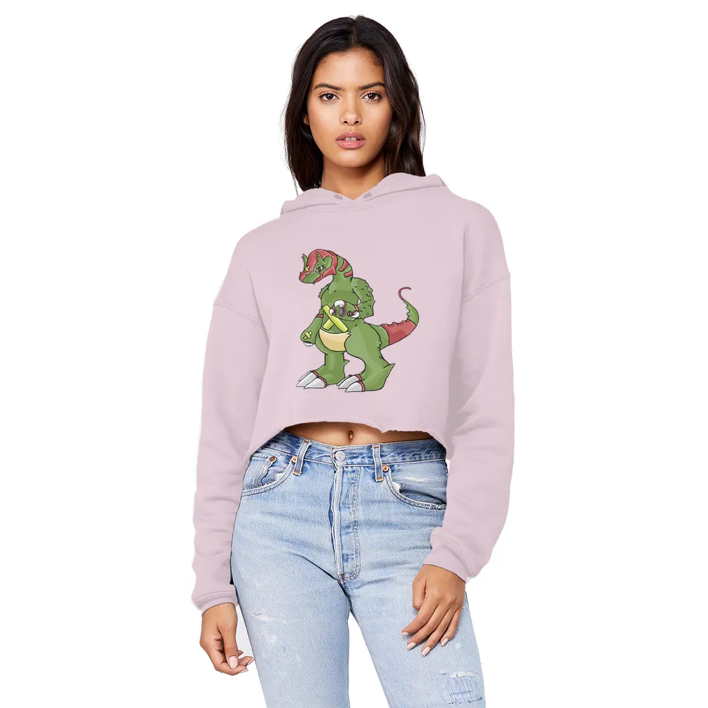 Toxicann Unisex Cropped Raw Edge Boyfriend Hoodie