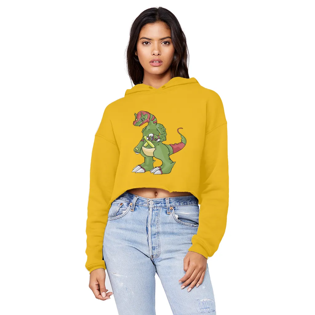 Toxicann Unisex Cropped Raw Edge Boyfriend Hoodie