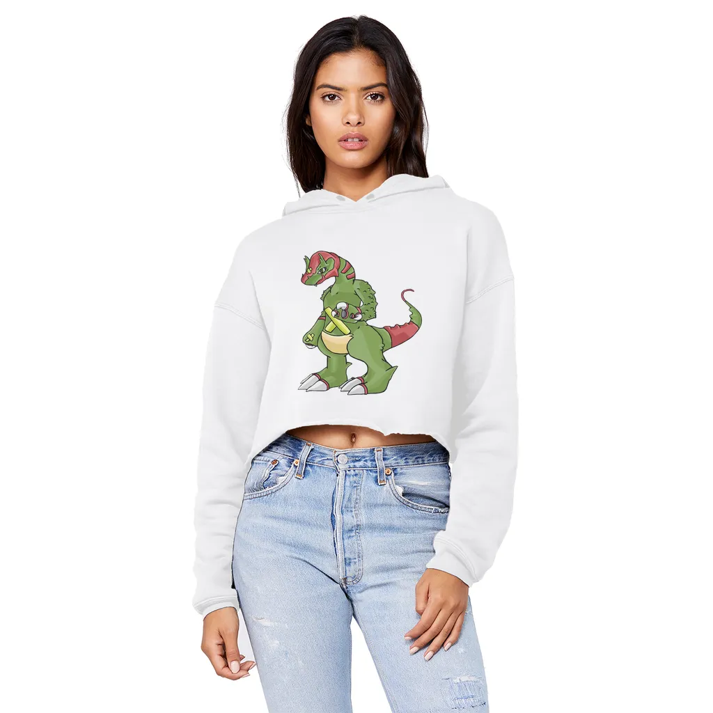 Toxicann Unisex Cropped Raw Edge Boyfriend Hoodie
