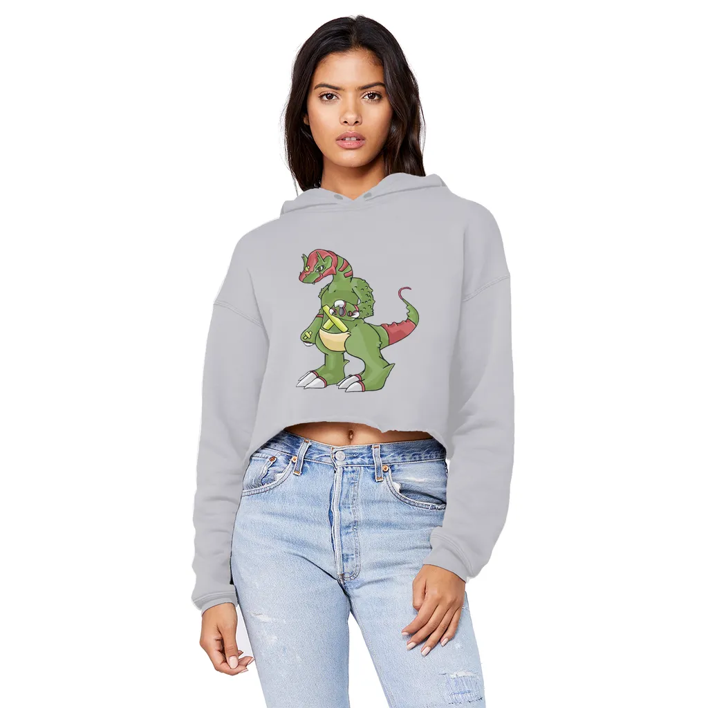 Toxicann Unisex Cropped Raw Edge Boyfriend Hoodie