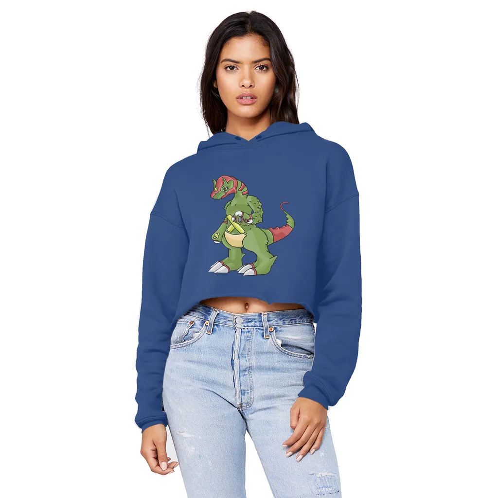 Toxicann Unisex Cropped Raw Edge Boyfriend Hoodie