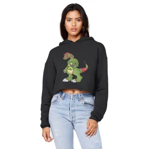 Toxicann Unisex Cropped Raw Edge Boyfriend Hoodie