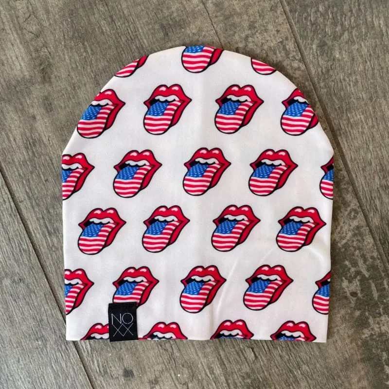 USA Lips | Jersey Knit Beanie