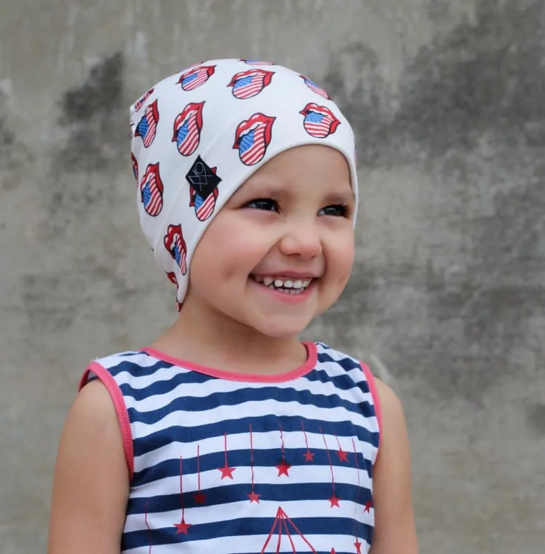 USA Lips | Jersey Knit Beanie