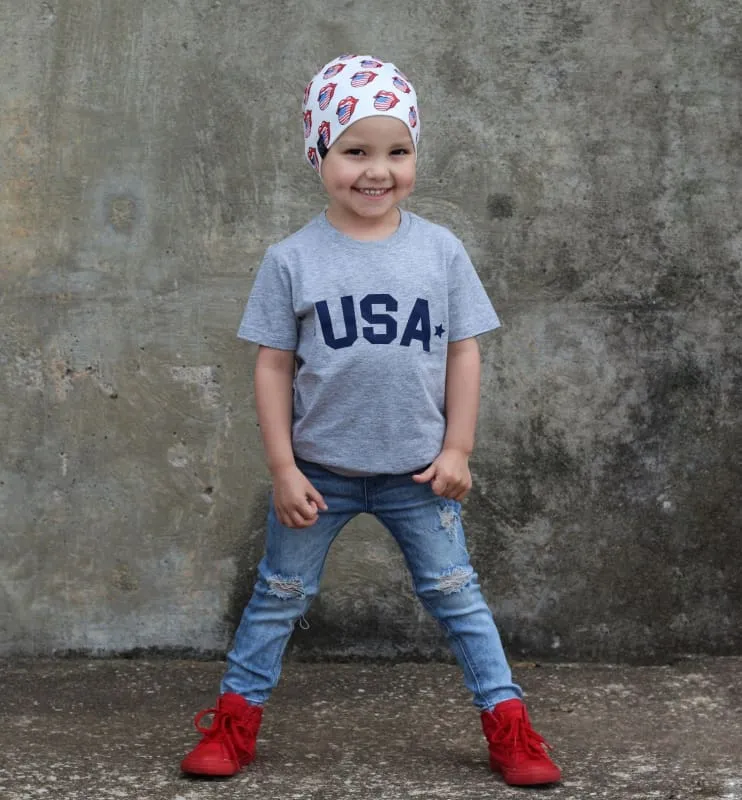 USA Lips | Jersey Knit Beanie