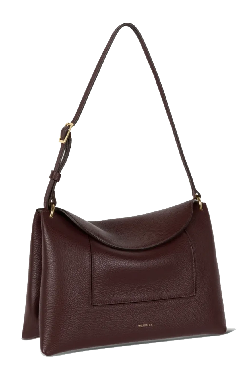 WANDLER PENELOPE SLOUCHY BAG ACAI CRUST
