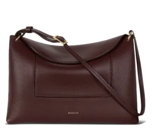 WANDLER PENELOPE SLOUCHY BAG ACAI CRUST