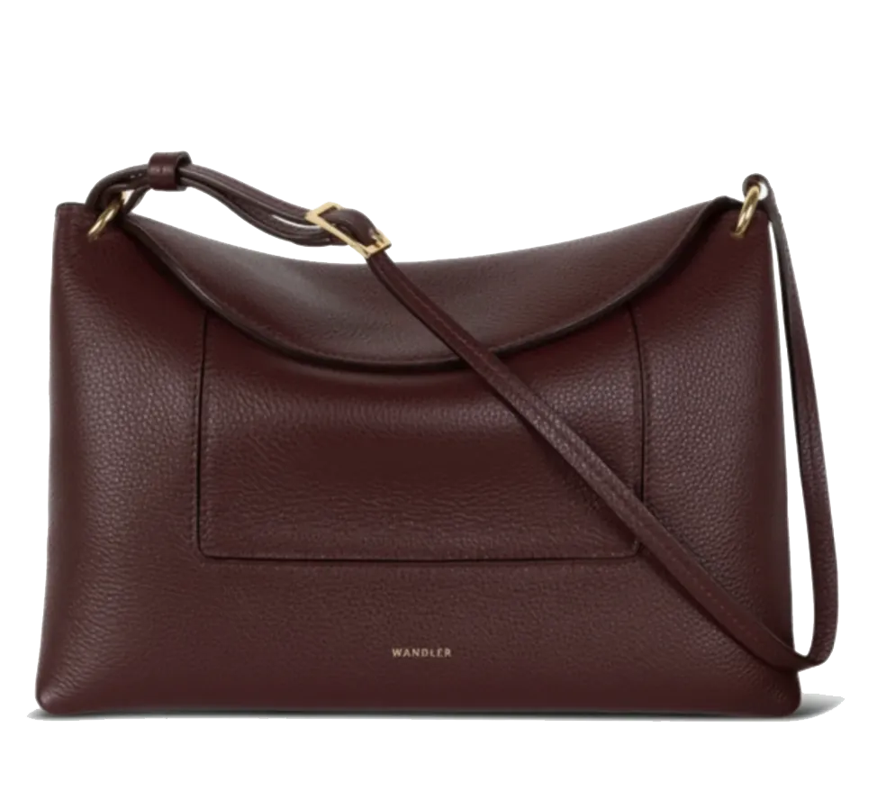 WANDLER PENELOPE SLOUCHY BAG ACAI CRUST