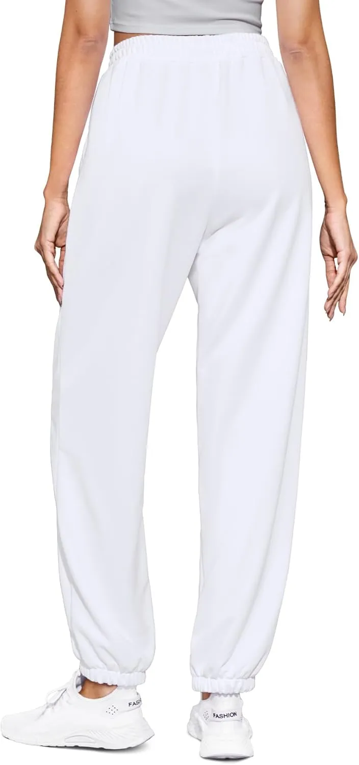 Women's High Waist Baggy Sweatpants Lounge Drawstring Workout Pants with Pockets Sweats for Women Running Joggers