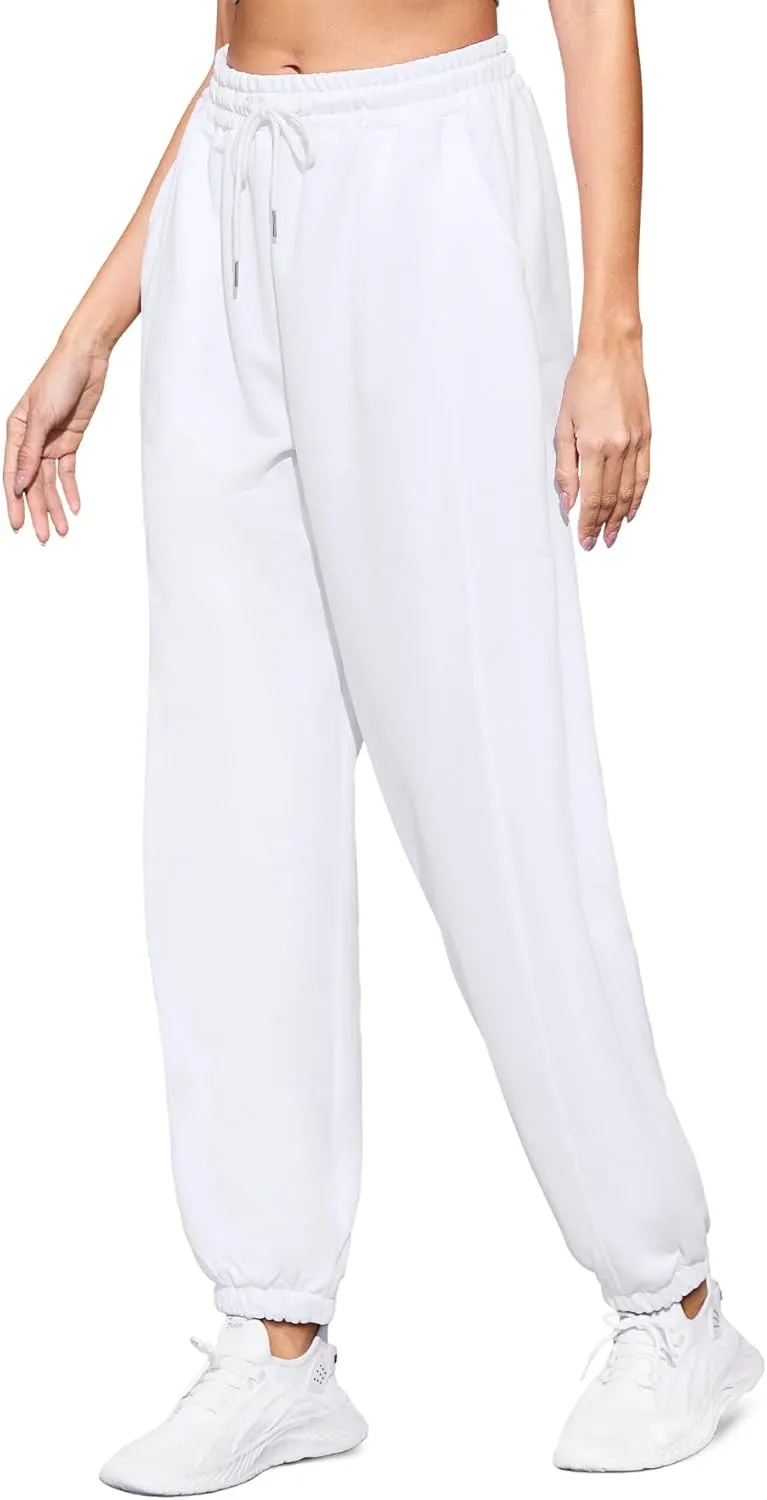 Women's High Waist Baggy Sweatpants Lounge Drawstring Workout Pants with Pockets Sweats for Women Running Joggers