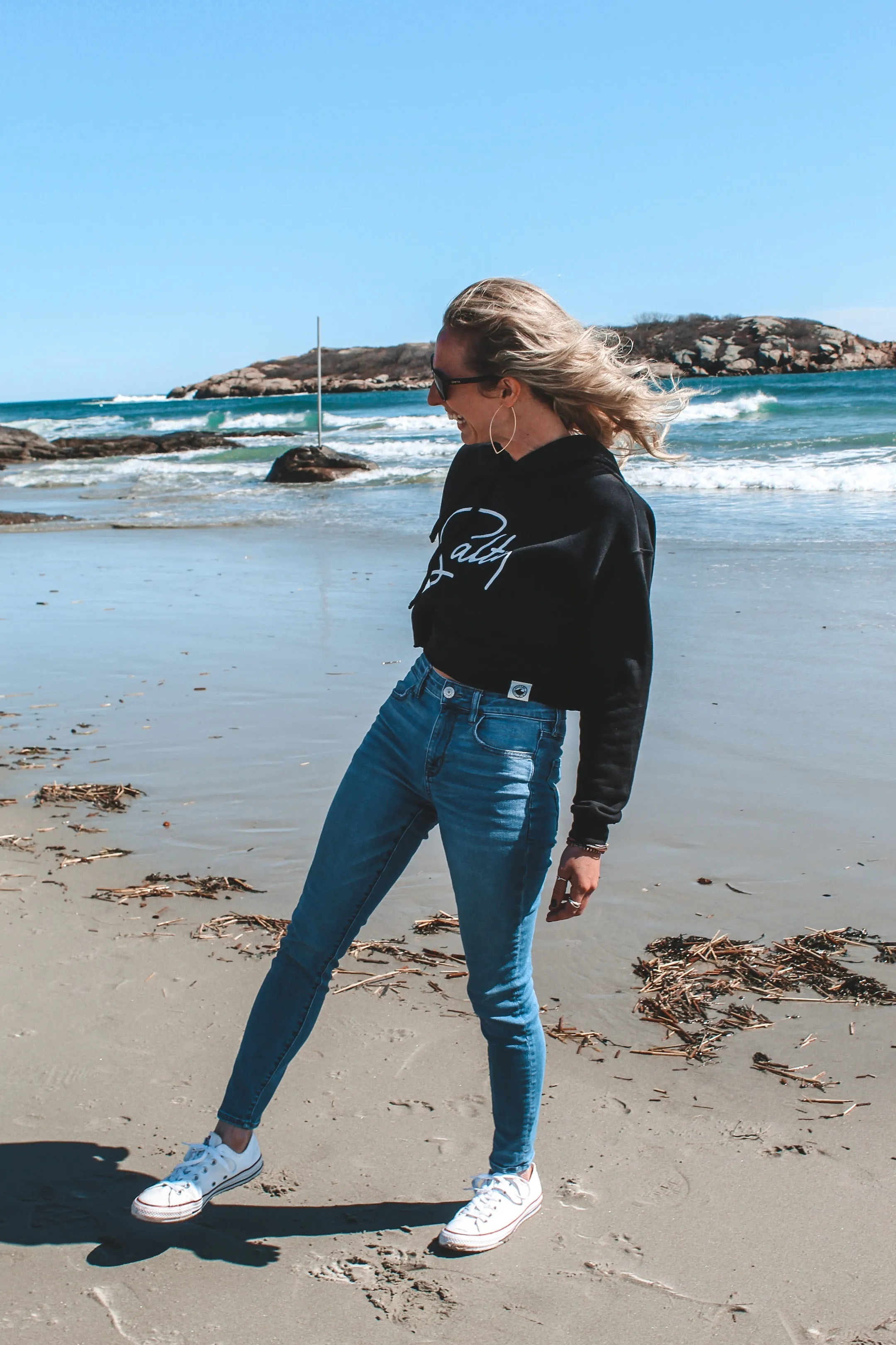 WS - Salty Cropped Hoodie